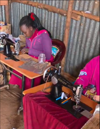 Naibala Academy tailoring school students