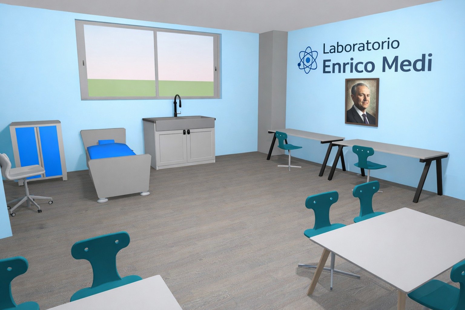IISS Enrico Medi Lab Rendering